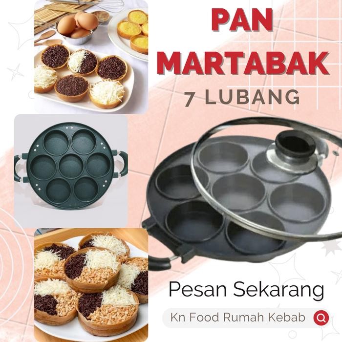 Pan Martabak Mini - Snack Maker 7 Lubang - Loyang Martabak Mini
