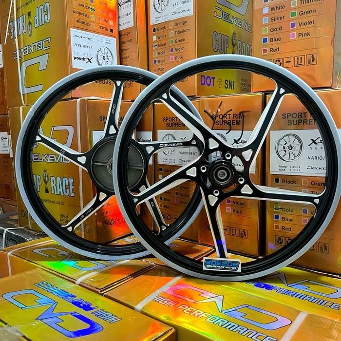 Velg Pelek Racing Delkevic D55 Yamaha FIZR /Jupiter Lama/Vega Lama/Crypton/Alfa /Jupiter Burhan