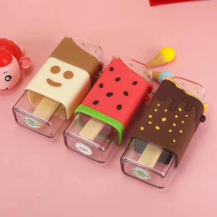 (Best) BOTOL MINUM ANAK ICE CREAM 300ML ES KRIM