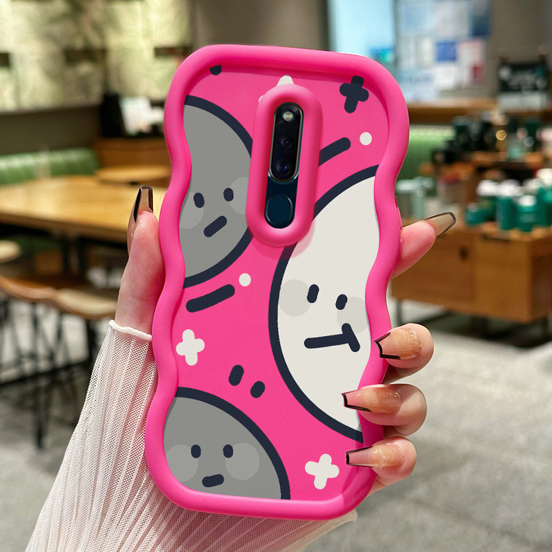 Casing Untuk OPPO F11 A9 2019 A9X Case Casing Beruang yang rusak pola HP Cesing lunak Silikon Softca