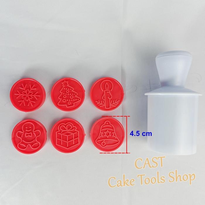 Cetakan Cookies Christmas 6 pcs