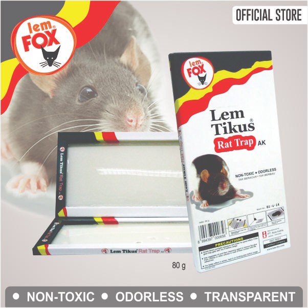 Lem Fox Papan Perangkap Tikus Rat Trap AK Tray