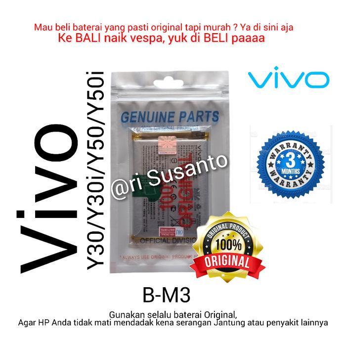 BATERAI VIVO Y40/Y30I/Y50/Y50I BM3 B-M3 ASLI (ORIGINAL 100%) BATERE BATRE BATRAI BATTERY