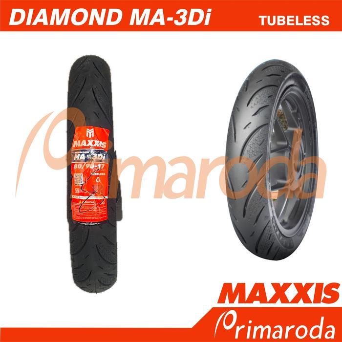 Ban motor MAXXIS Diamond MA-3Di 80/90 Ring 17 Tubeless 80/90-17