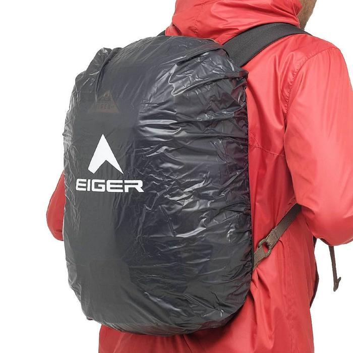Eiger Rain Cover Eiger 910005464 001 Black Transparent Bag Cover S 20-25L Waterproof Lipat Mudah
