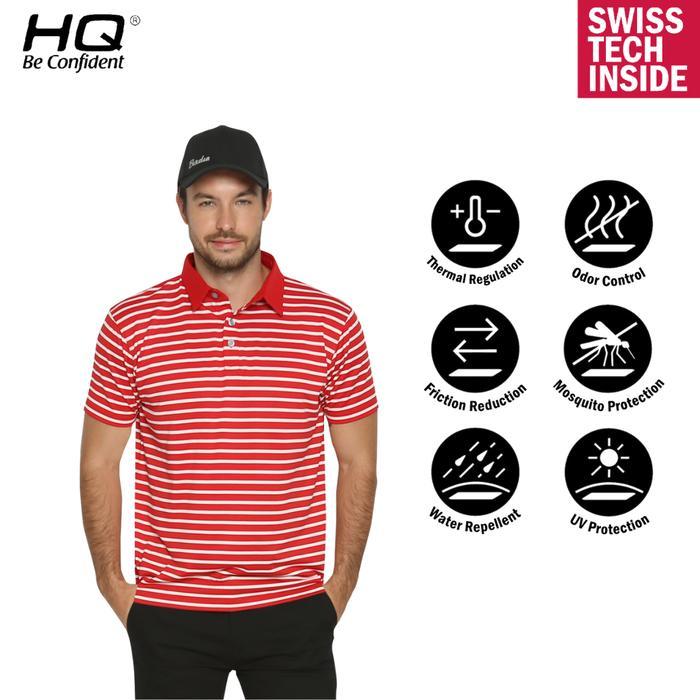 Baju Polo Shirt Swiss Tech Golf Polyester Drifit Premium Quality Hq #7