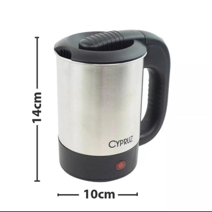 Cypruz Electric Travel Kettle Tl - 0185 Teko Listrik Travel 0.5Liter