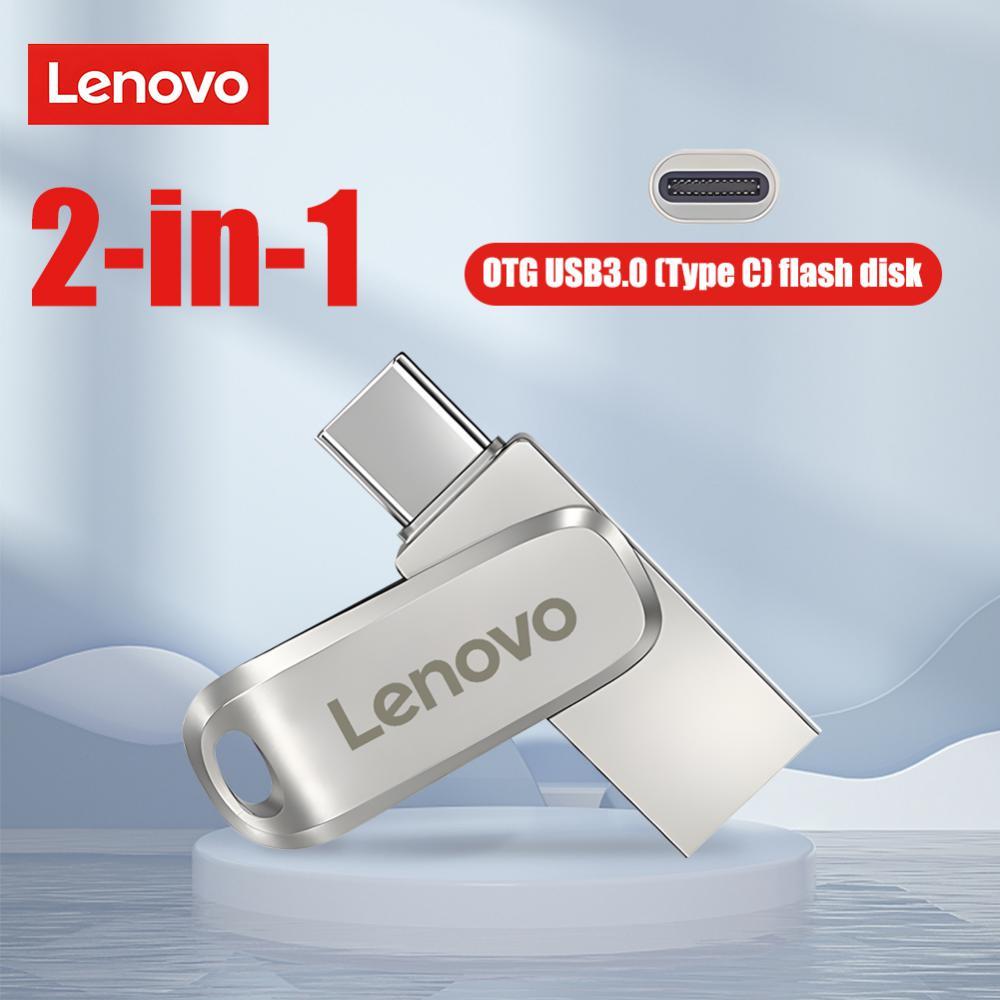 Lenovo 2TB U Disk High Speed 2-in-1 Usb Flash Drive 2TB 1TB Portable