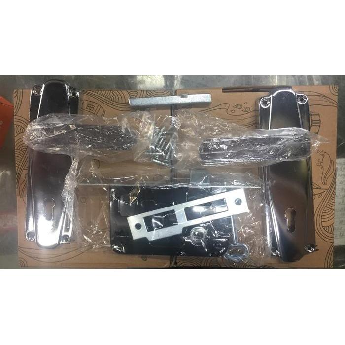 Produk Terbaik] kunci pintu rumah handle pintu Napoli putih