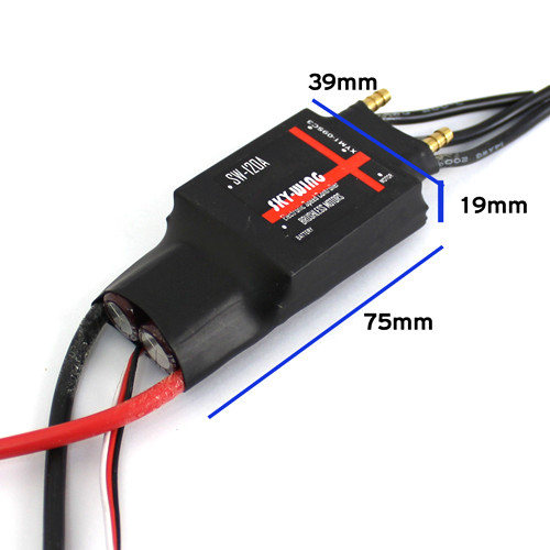 SkyWing Brushless 120A ESC speed controller for the RC boat