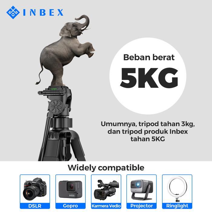Premium Inbex Tripod Kamera Tripod Hp Fotografi Camera Tripod Bluetooth Remote Original