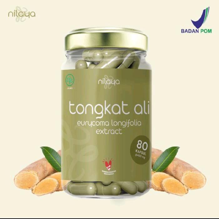 Ready Tongkat Alasli Kapsul Extract Testosterone Booster Membantu Membangun Otot Bpom