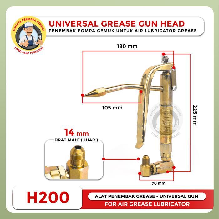 Grease Gun Umum Untuk Pompa Gemuk Angin // Gun Grease Lubricator - Gun Pompa Gemuk Angin Co