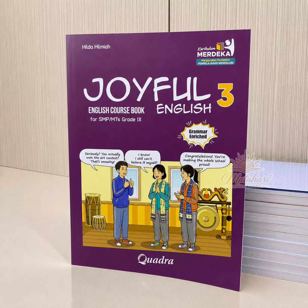Joyful English Kelas 9 SMP/MTs - Penerbit QUADRA - Kurikulum Merdeka