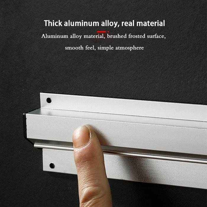 60*5.8Cm Bill Tab Grabber Wall Mounted Order Holder Paduan Aluminium