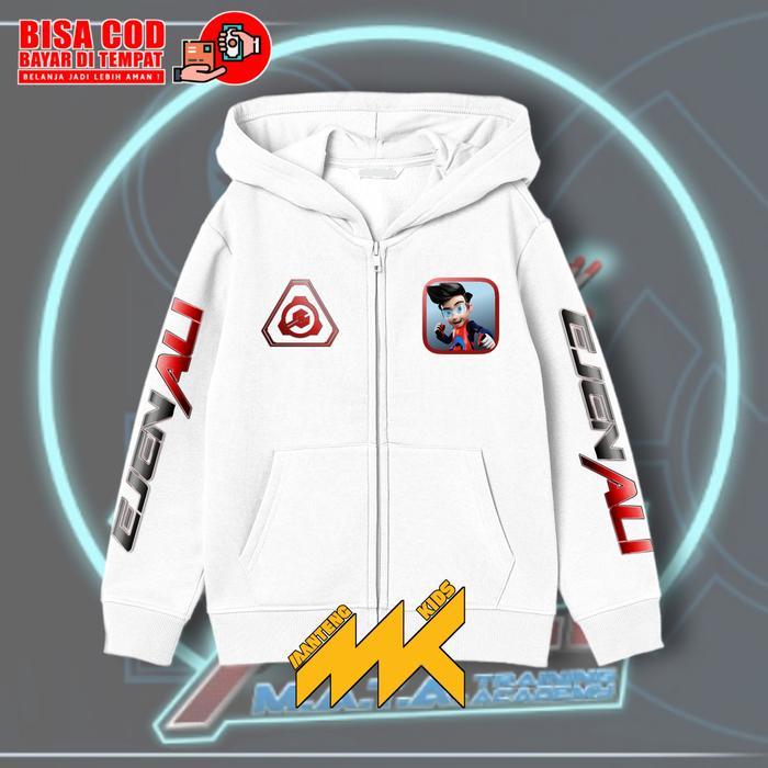 Jaket Zipper Anak EJEN ALI / Hoodie ZIpper Anak Ejen Ali