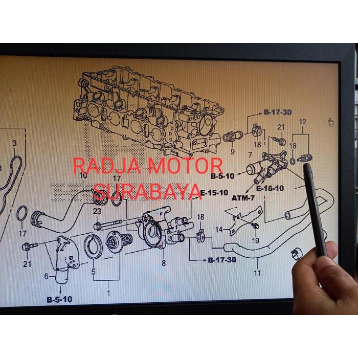 Ect Sensor Switch Engine Coolant Temperatur Panas Brio Mobilio Brv Hrv