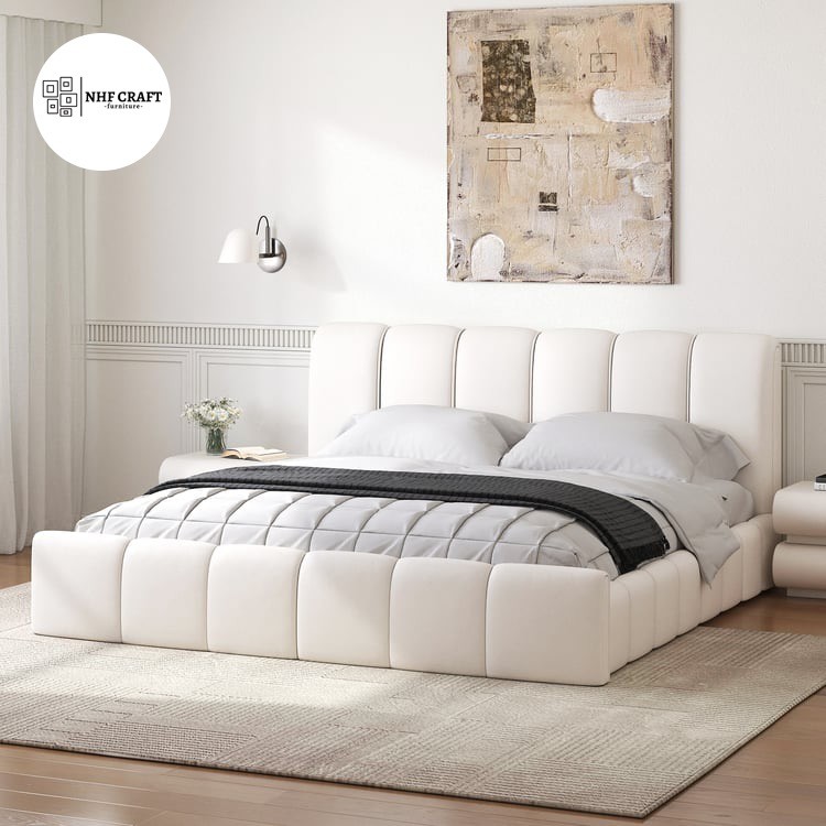 dipan modern minimalis / bed frame modern rangka jati