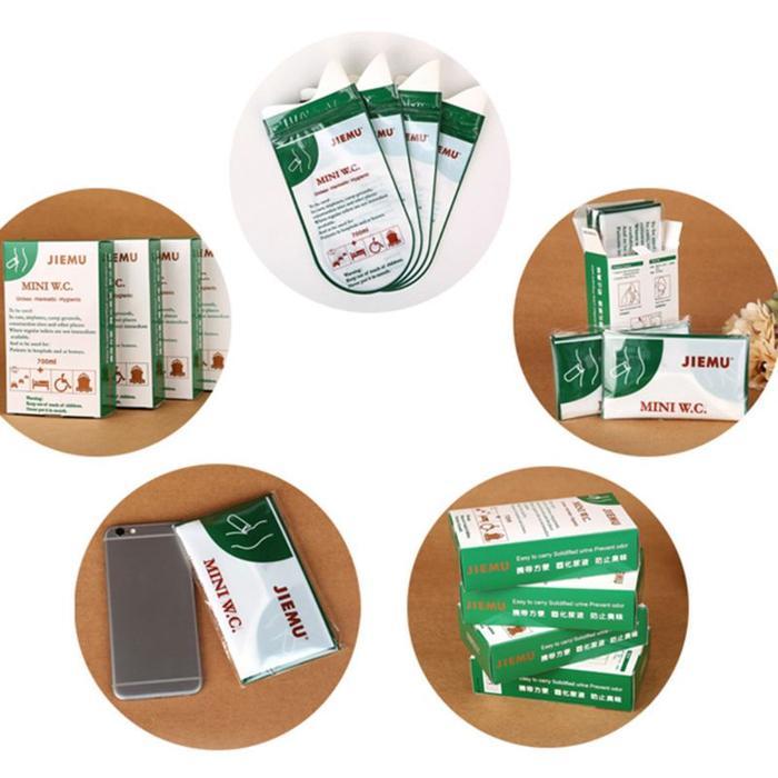 Cola - Jiemu Disposable Portable Wc Emergency Urine Bag Kantong Pipis Darurat