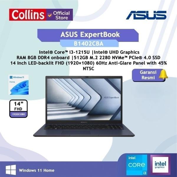 ASUS ExpertBook B1402CBA i3-1215U 512GB 14" FHD Intel UHD W11