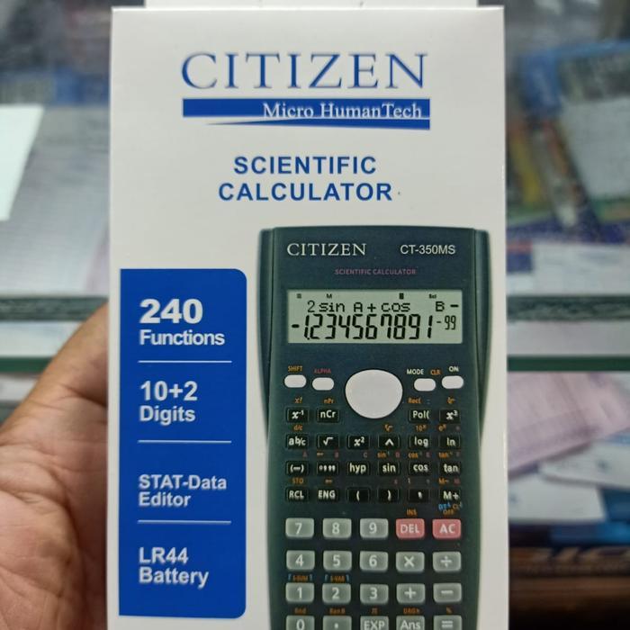 Kalkulator Citizen Ct 350Ms Scientific / Calculator Ct 350Ms Diskon Sell