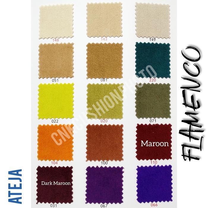 BERKUALITAS KAIN SOFA ATEJA FABRIC INTERIOR - FLAMENCO