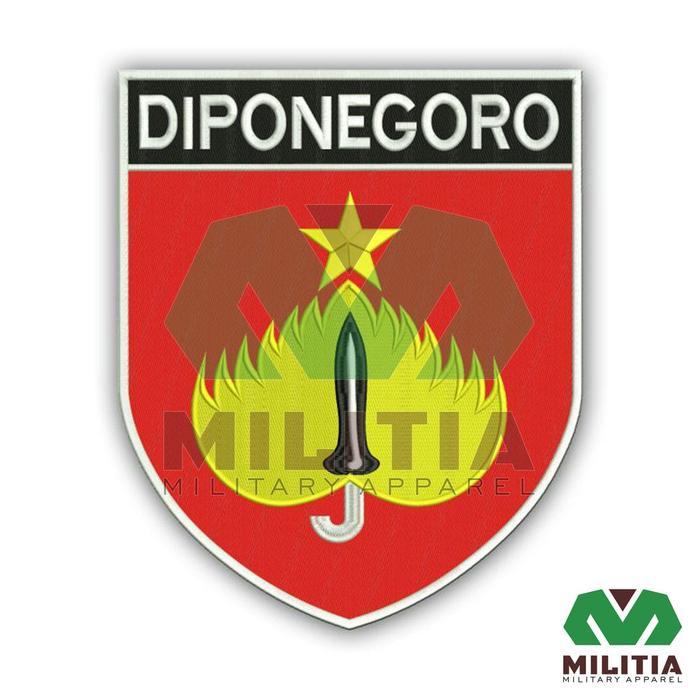 TERLARIS Bordir Badge Kodam IV Diponegoro PDH READY