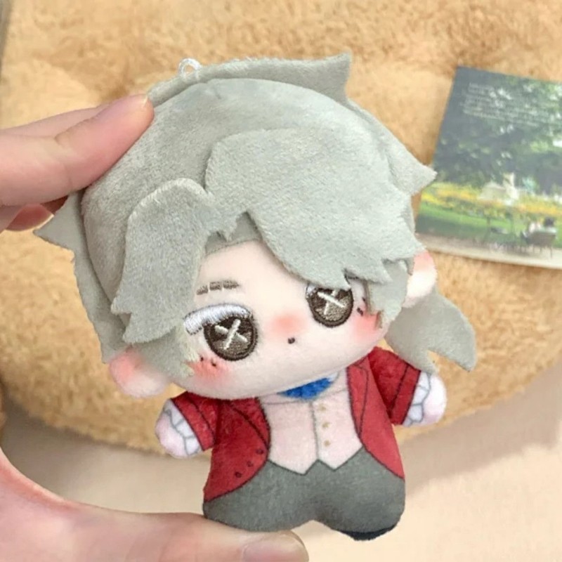 Cartoon Identity V Doll Keychain 10cm Plush Cotton Doll Pendent Explorer Composer Mercenary Anime
