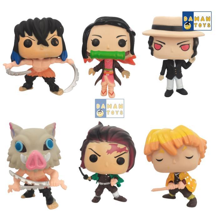 PRODUK ACTION FIGURE FUNKO POP TANJIRO NEZUKO ZENITSU INOSUKE KIMETSU