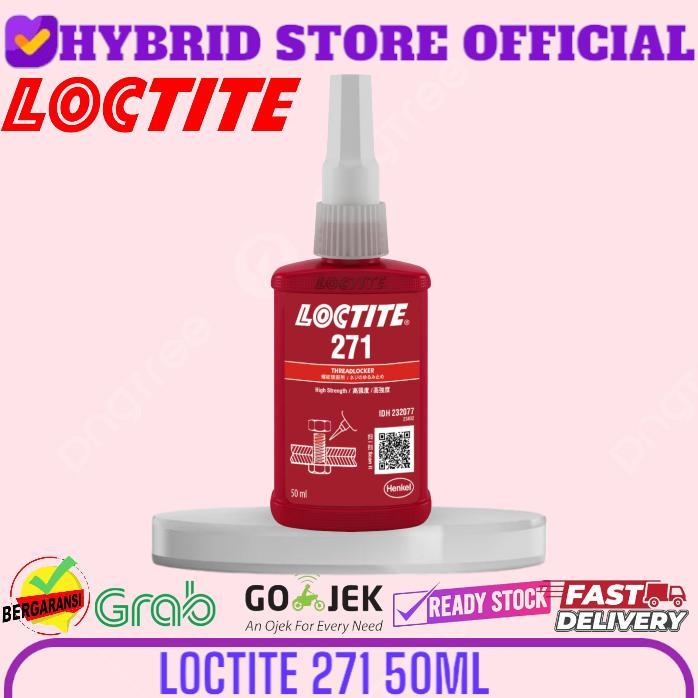 NEW LEM BAUT LOCTITE 271 50ML - LEM ULIN BAUT LOCTITE 271 50 ML