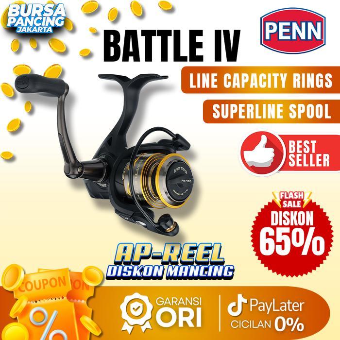 Terlaris Penn Reel Spinning Battle Iv 1000 - 10000 Hydro Armor System Full Metal Body And Sideplate