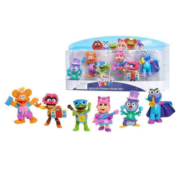 Muppet Babies Rosplosion Fure Set 6pc