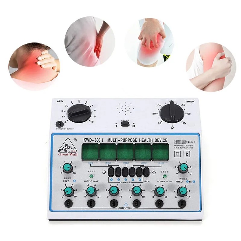 KWD808-I Electric Acupuncture Stimulator Machine Kwd808i 6 Channel Output Patch Massager Electrical