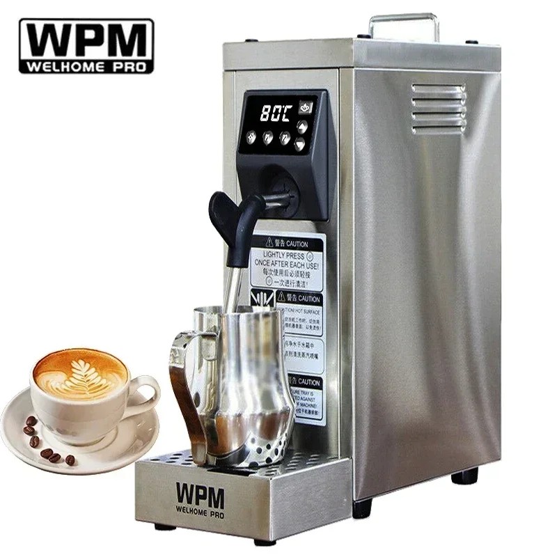 WPM MS-130T Professional Milk Frother with Temperature Setting Tea Shop Commercial Automatic Steam