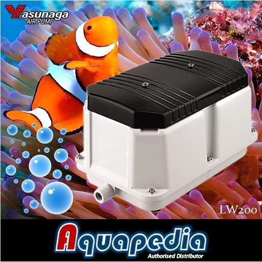 Yasunaga LW-200 Pompa Udara Aquarium/Kolam/Limbah High Quality Air Blower Pump Yasunaga LW200