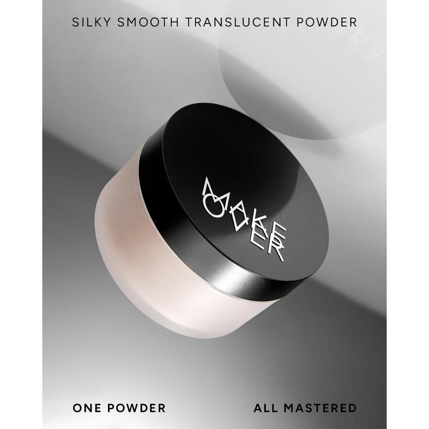 Original Make Over Silky Smooth Translucent Powder 35Gr Makeover Bedak Tabur