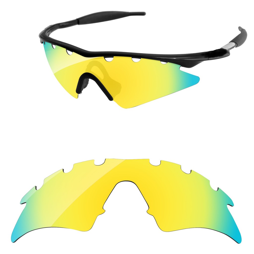 Qyvolux Replacement Lenses for Oakley M Frame Sweep Vented Sunglasses Polarized - Multiple