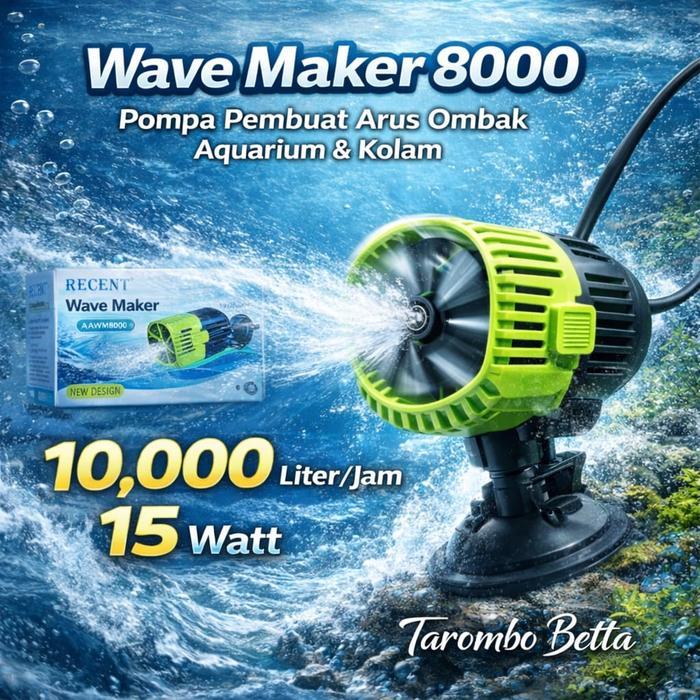 Resun Petfish - Recent Aawm 8000 - Wave Maker Pompa Pembuat Arus Ombak Aquarium Kolam