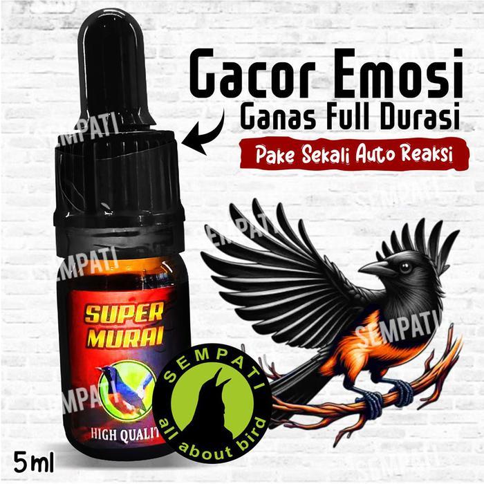 SEMPATI Super Murai Vitamin Gacor Penggacor Burung Murai Batu Suplemen Gacor Spesial Burung Murai