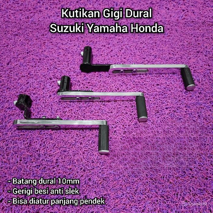 Kutikan Gigi Dural Custom SJ88 untuk Motor Suzuki Honda Yamaha - Motorcycle, Kendaraan Underbone
