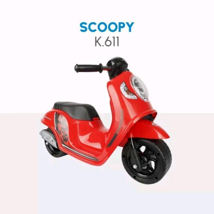 mainan anak motor dorong HONDA SCOOPY k-611 PMB TOYS