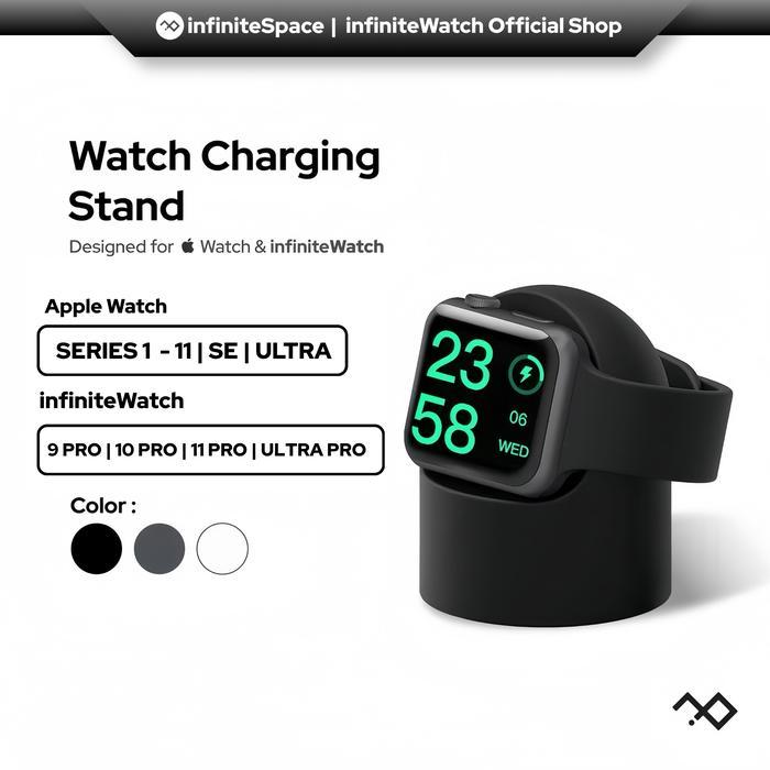 HOT SALE infiniteSpace Watch Charging Stand untuk infiniteWatch dan Apple Waatch