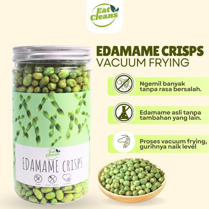 Yummy Eat Cleans Edamame Krispi Camilan Edamame Makanan Sehat Snack Rendah Kalori Tanpa Bahan