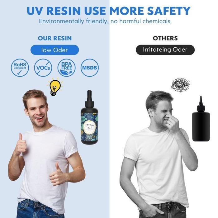 Terbaru 1000G Resin Uv Bening/Diy Resin Clear/Uv Resin Hard/Resin Ultraviolet Uv Resin Hard Resin