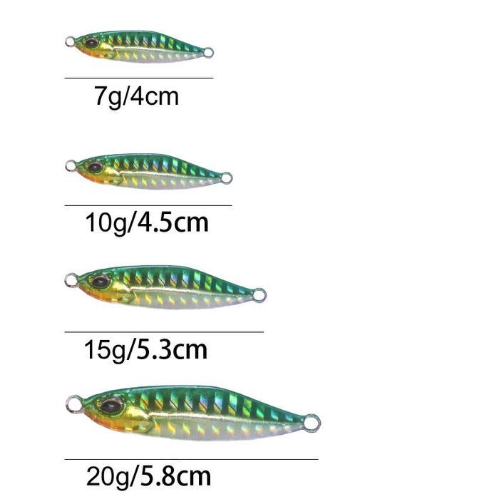SALE micro jig 10g micro jig 10 gram micro jig 7g micro jig 15g 20g metal jig kiler umpan jig