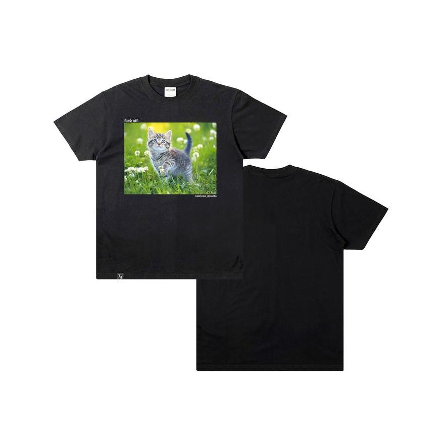 READY LAWLESS JAKARTA - KITTEN T-SHIRT - BLACK