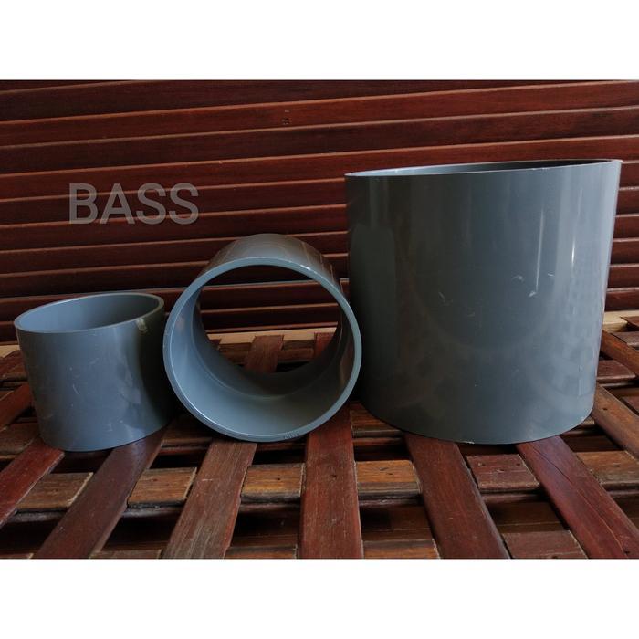 Sock PVC 6" inch D LESSO Socket Coupling Sambungan Sock Fitting Pipa