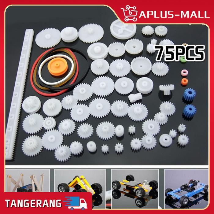 Set Sparepart Gear Mainan / Gear Mainan Plastik / Roda Gigi Plastik