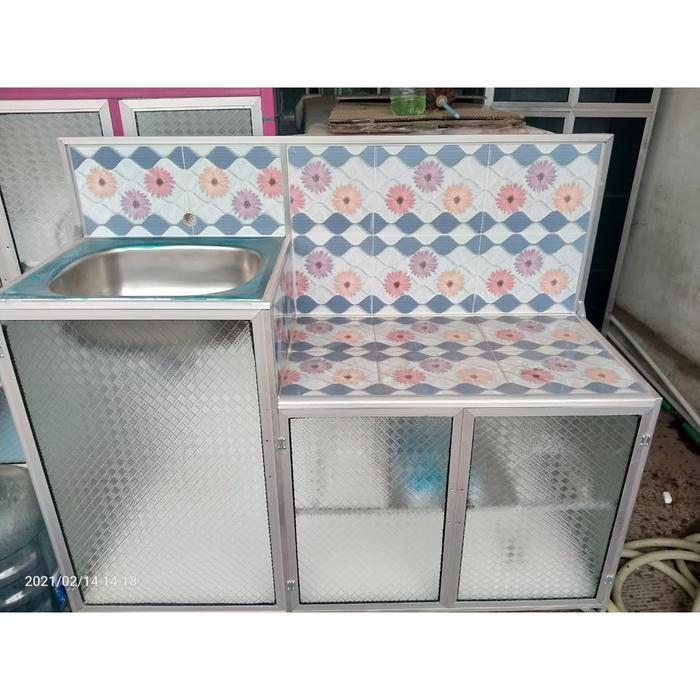 Glammartt- Rak Cuci Piring Wastafel Rak Kompor Wastafel Meja Kompor Wastafel