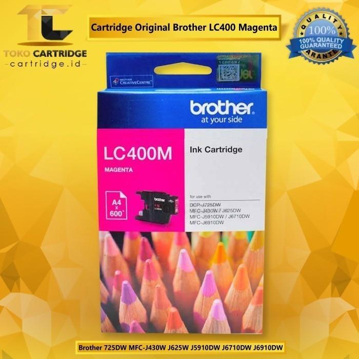 Artlande- Cartridge Original Lc400 Mfc J430W J625Dw J5910Dw J6710Dw J6910Dw Cmyk